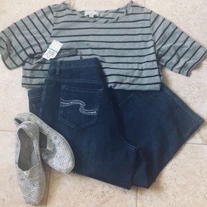 Blue Jean Capris